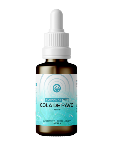 Extracto de Cola de Pavo Trametes versicolor doble extracto triple concentración 3:1 30 ml.